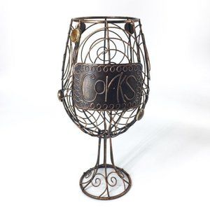 New View Wine Glass Wine Cork Holder